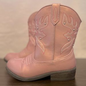 Pink Cowgirl boots, Toddler Size 11